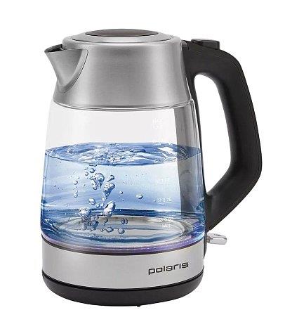 Изображение Электрический чайник Polaris PWK-1527СGL (2100 Вт/1,7 л /стекло/сталь)