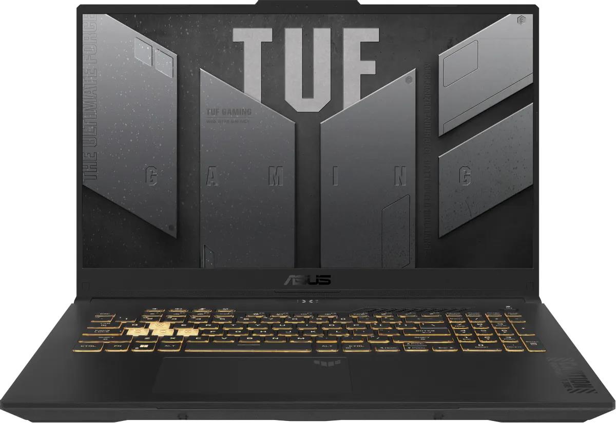 Изображение Ноутбук Asus TUF Gaming F17 FX707VJ-HX006 (Intel 210H 2200 МГц/ SSD 512 ГБ  /RAM 16 ГБ/ 17.3" 1920x1080/VGA дискретная/ Без ОС) (90NR0MY5-M00060)