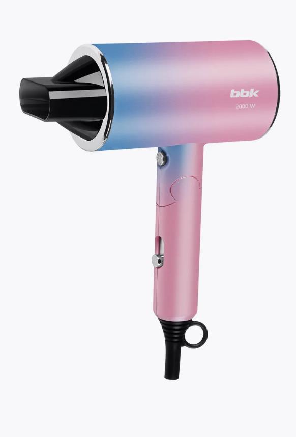 Изображение Фен BBK BHD3000 (2000 Вт /голубой, розовый)