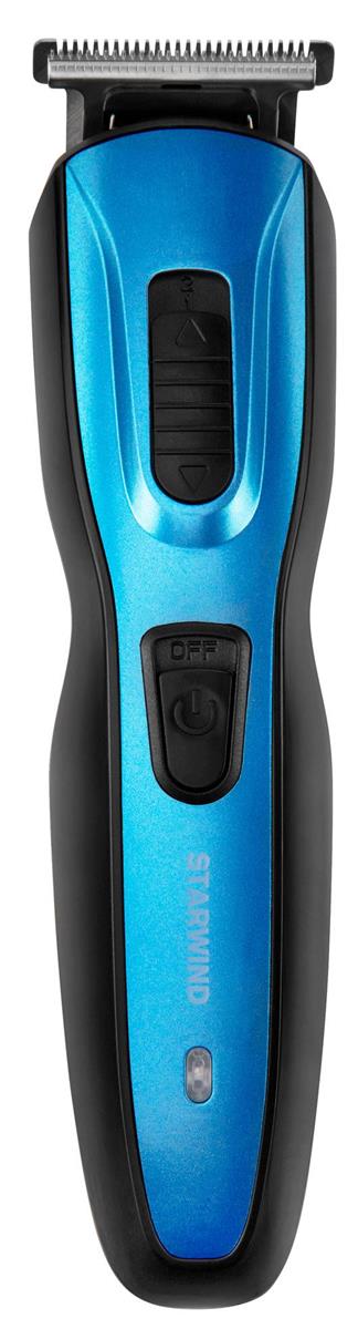 Изображение Машинка для стрижки в носу и ушах, головы STARWIND SHC 4379 3Вт, черный, синий