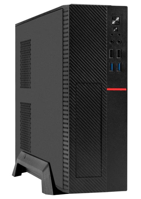 Изображение Корпус ExeGate MI-307U2-M300 300W Black (mATX, Mini-ITX, черный, 300 Вт)/(EX298775RUS)