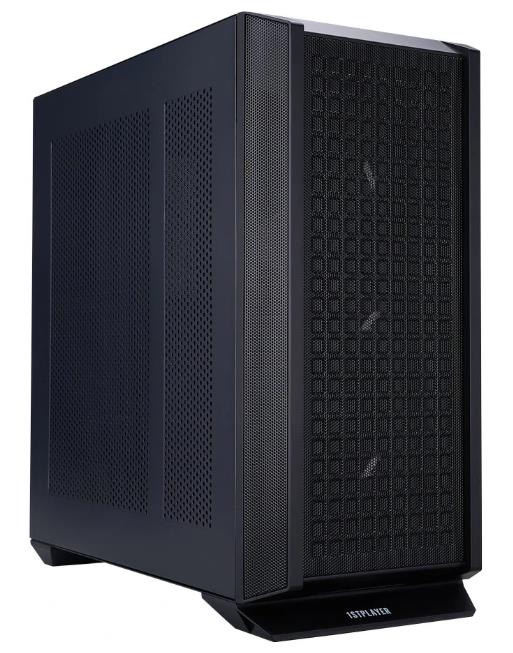 Изображение Корпус 1STPLAYER PS8MX (mATX, ATX, Mini-ITX, черный, без БП)/(PS8MX-BK-4F)
