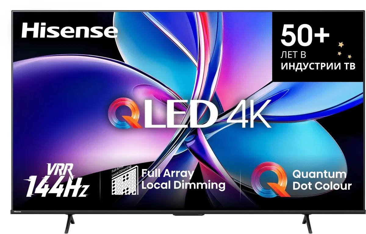 Изображение Телевизор Hisense 75E7Q PRO 75" HDR, 4K Ultra HD Smart TV черный