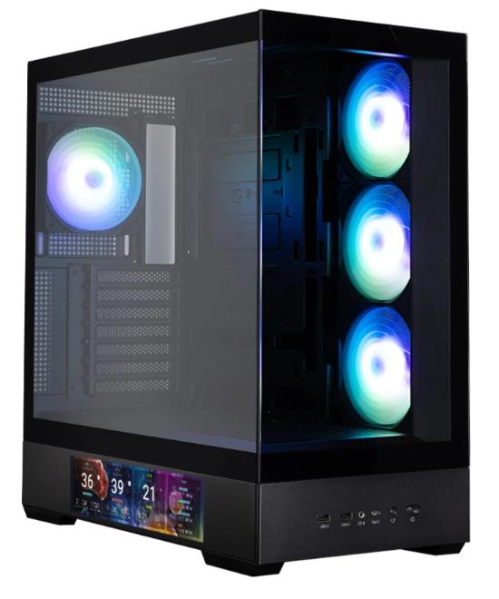 Изображение Корпус Zalman P40 DS Black (mATX, ATX, Mini-ITX, черный, без БП)/(P40 DS Black)