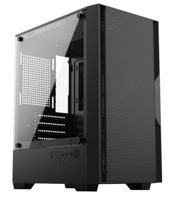 Изображение Корпус Oklick OCC-MN307 Black (mATX, Mini-ITX, черный, без БП)/(OCC-MN307)