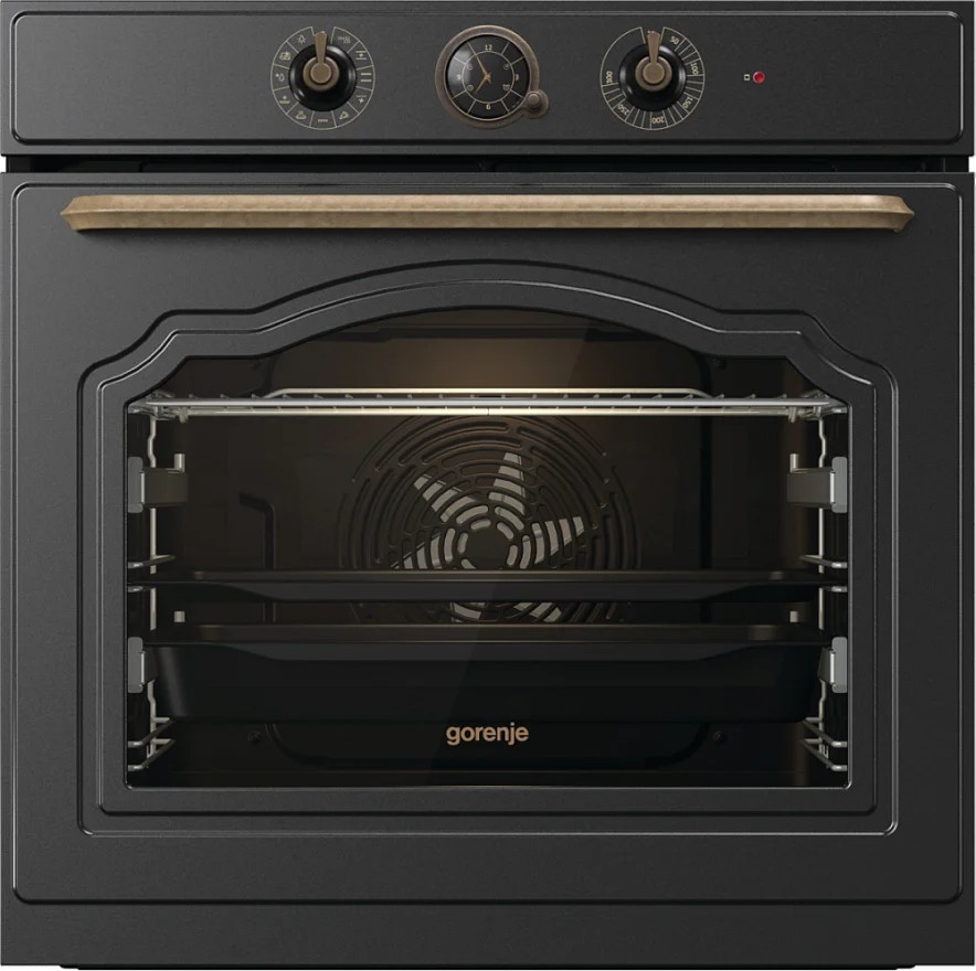 Изображение Духовой шкаф Gorenje BO6735CLB (77 л , чёрный)