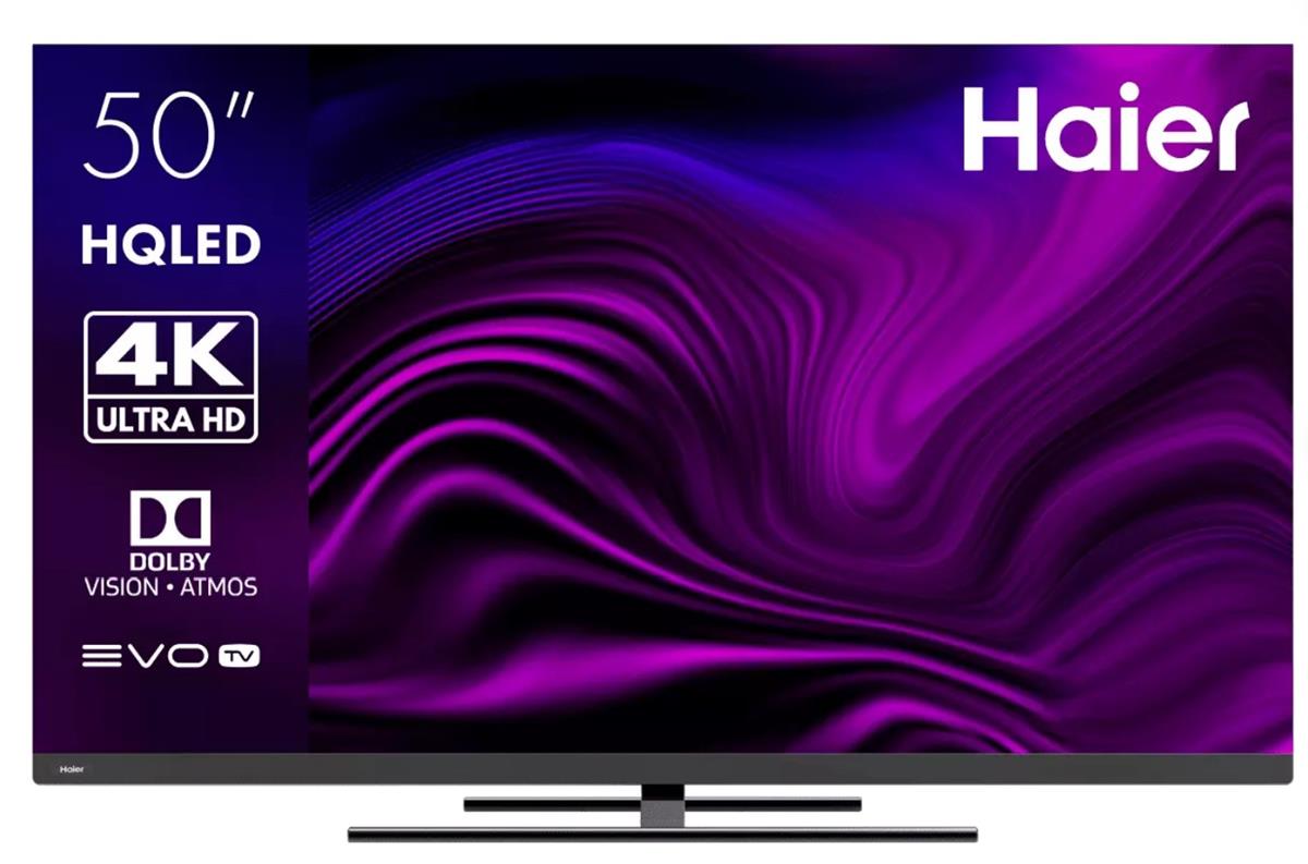 Изображение Телевизор Haier 50 Smart TV AX Pro 50" HDR, 4K Ultra HD Smart TV черный