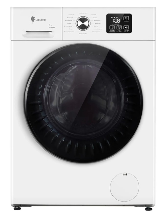 Изображение Стиральная машина Leonord LWM-101610, белый (фронтальная, 6 кг, 1200 об/мин )