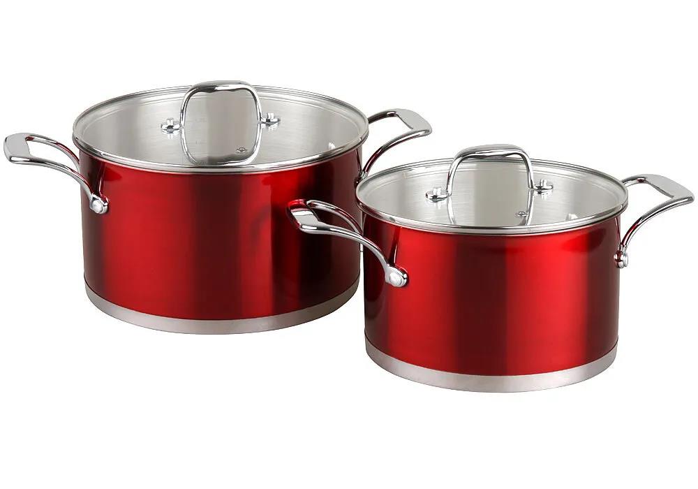 Изображение Набор кастрюль Pomi d'Oro PSS-640026 Prezioso 20см и 24см с крышками ()