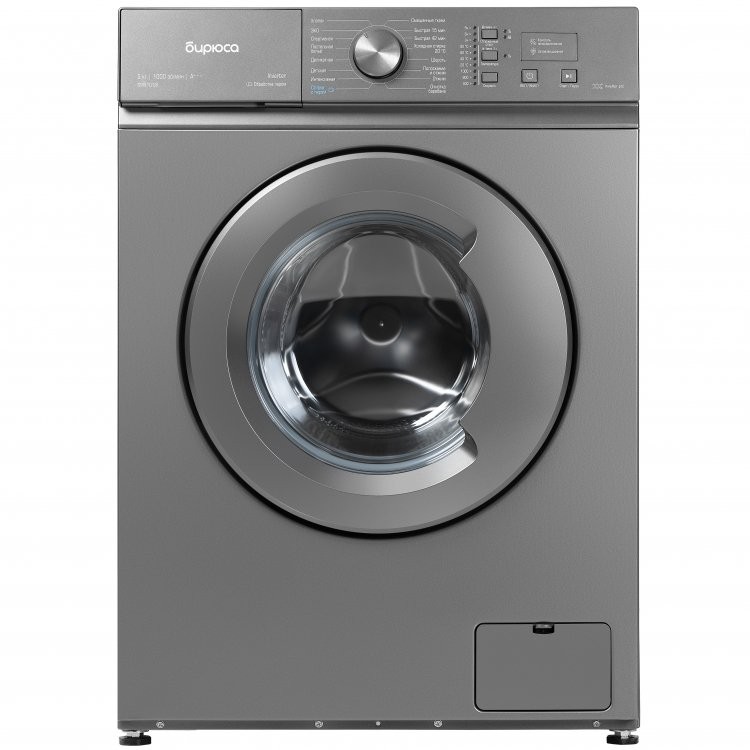 Изображение Стиральная машина Бирюса WM-SM510/08 M, металлик (фронтальная, 5 кг, 1000 об/мин )