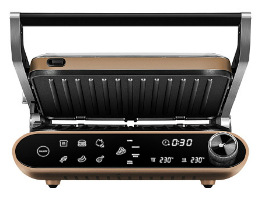 Изображение Электрический гриль REDMOND SteakMaster GM303 бронзовый, 2200 Вт