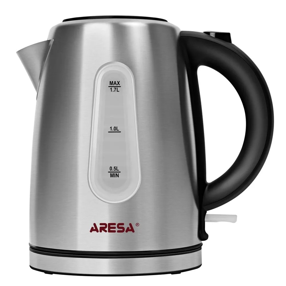 Изображение Электрический чайник Aresa AR-3483 (2200 Вт/1,7 л /нержавеющая сталь/нержавеющая сталь)