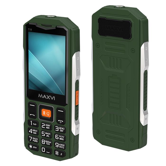 Изображение Мобильный телефон MAXVI T19,зеленый