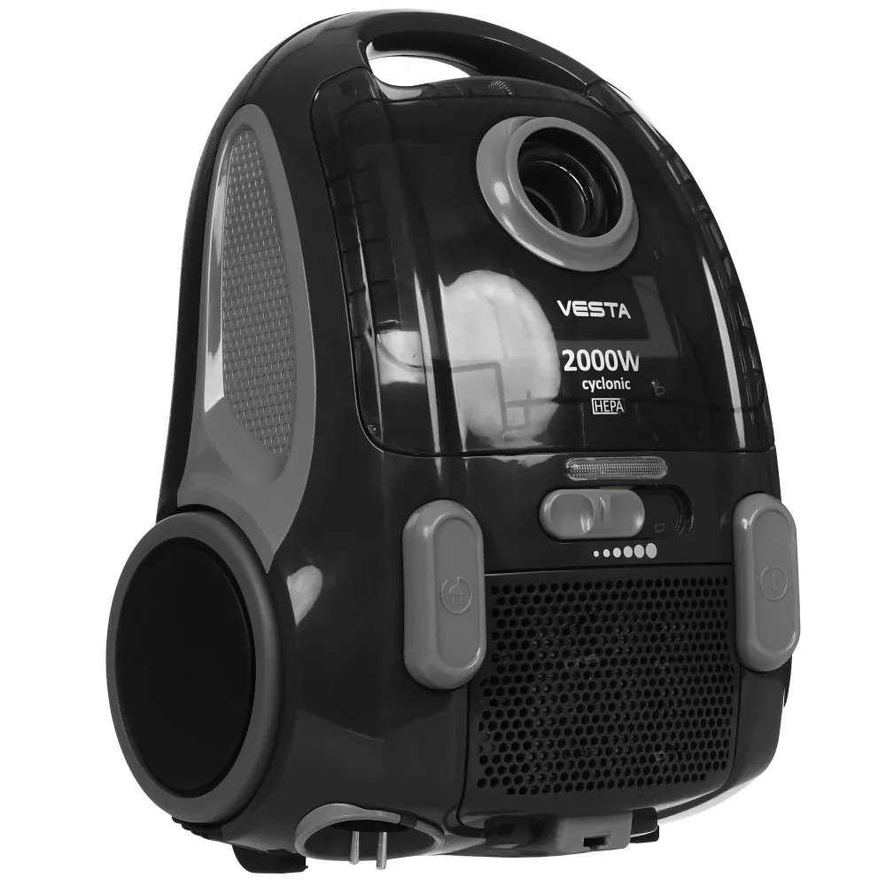 Изображение Пылесос VESTA V3U2000 (2000 Вт /контейнер/серый, черный)