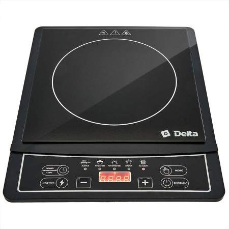 Изображение Плита настольная DELTA D-301N (электрическая, стеклокерамика, черный)