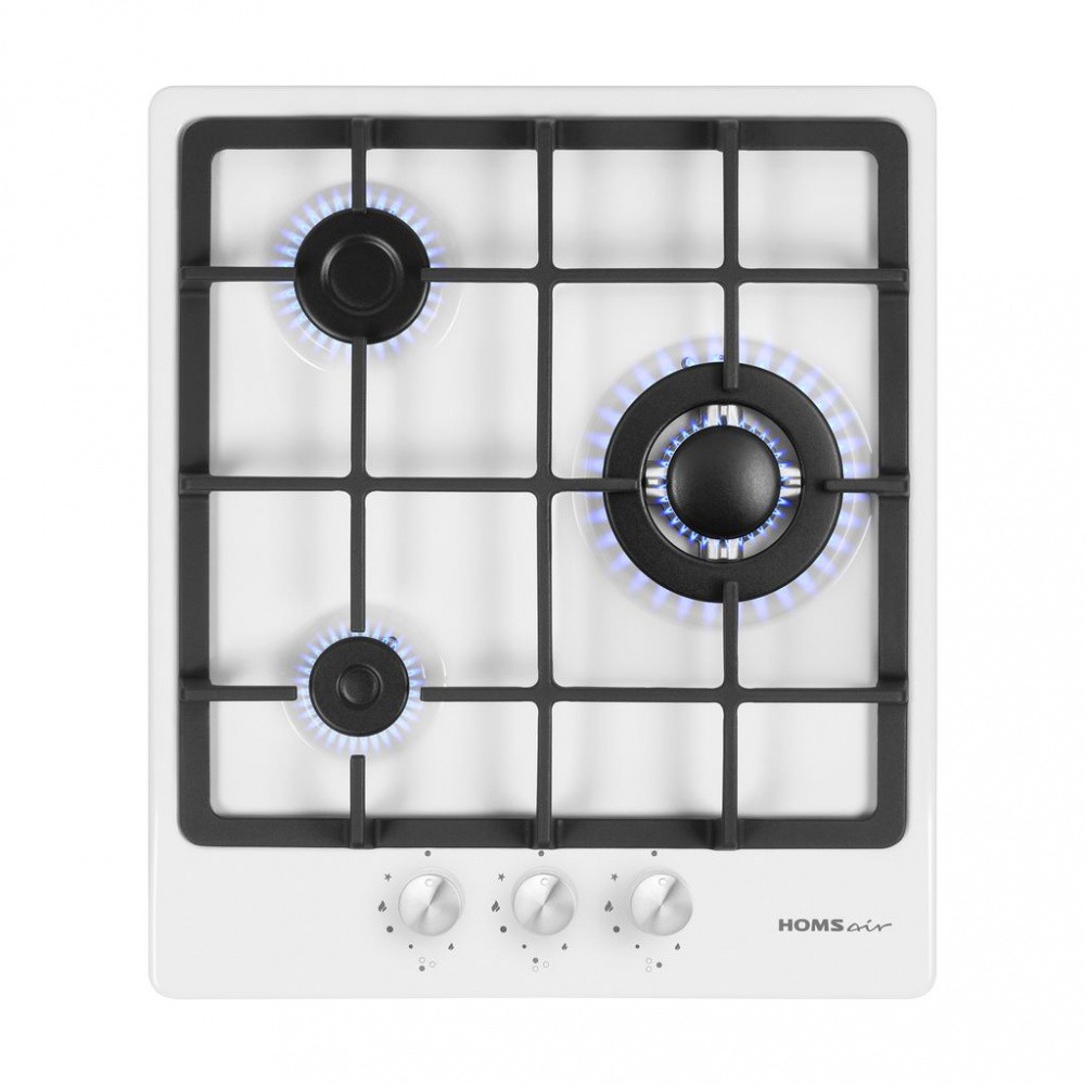 Изображение Варочная панель HOMSair HGE433TGCWH (белый)