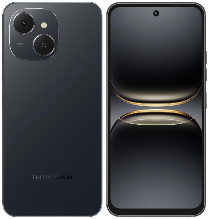 Изображение Смартфон TECNO Spark 40C (128 Гб/4 Гб) черный