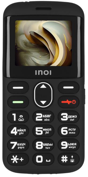 Изображение Мобильный телефон INOI 148 Senior 4G,черный