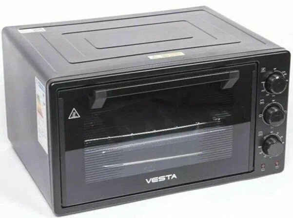 Изображение Электропечь VESTA MP-V 2336 PL (36 л /1450 Вт /черный)