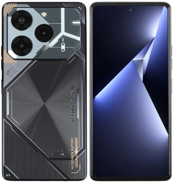 Изображение Смартфон TECNO POVA 6 Pro 5G (256 Гб/12 Гб) серый