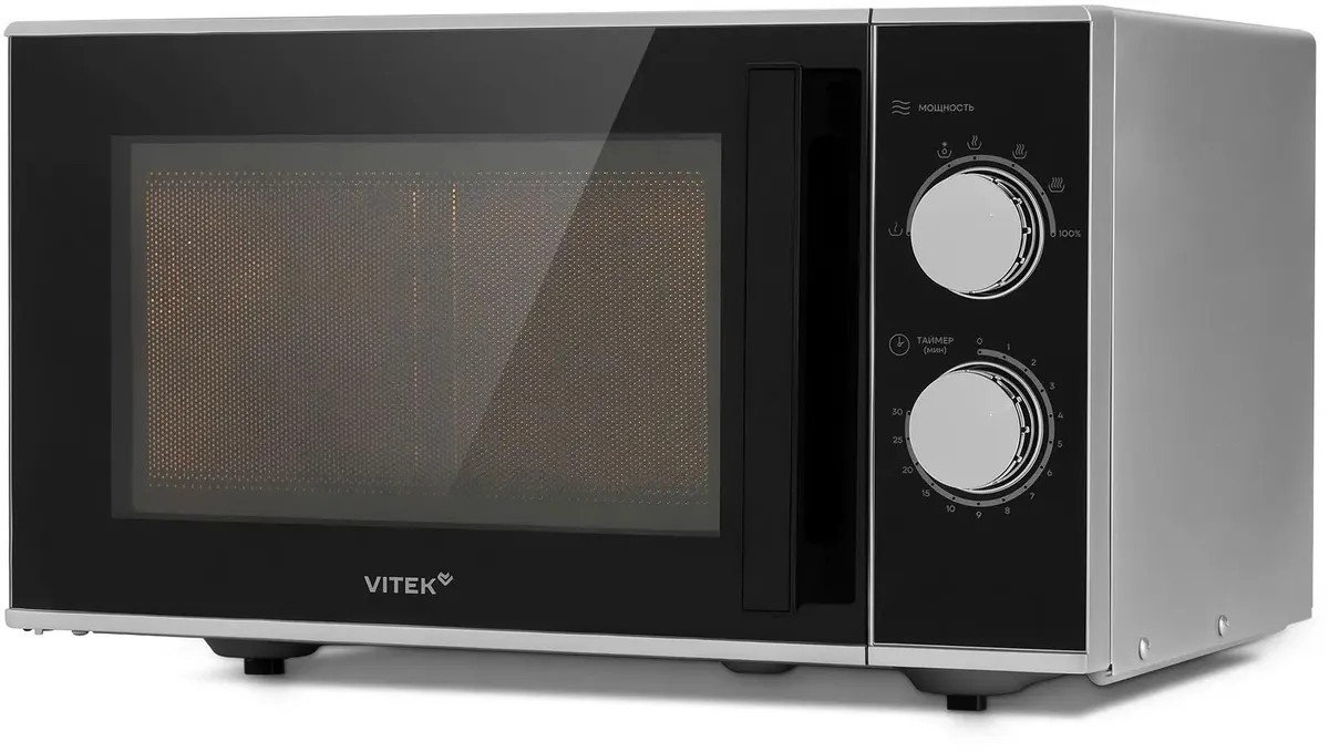 Изображение Микроволновая печь VITEK VT-MW0823 (900 Вт  23 л    черный, серебристый)