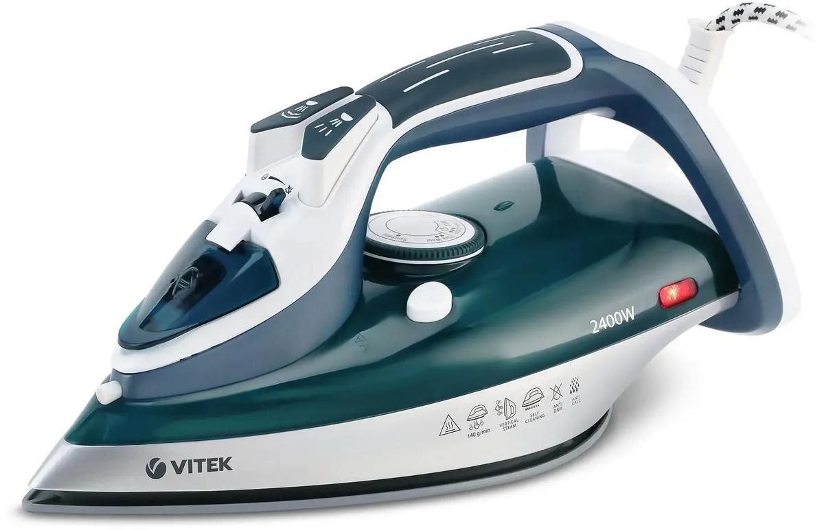 Изображение Утюг VITEK VT-8306 (2400 Вт/зеленый, белый)