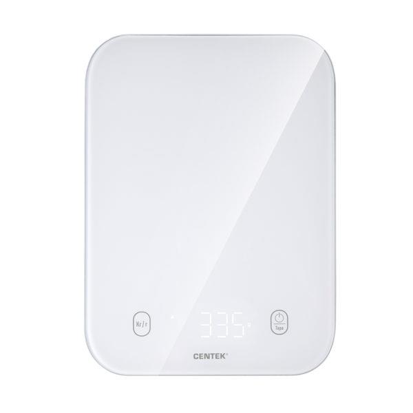 Изображение Весы кухонные CENTEK CT-2480 LED White (белый)