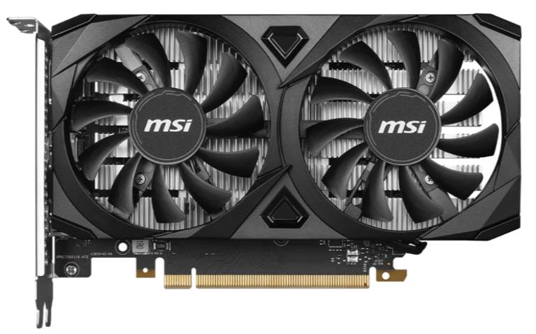 Изображение Видеокарта MSI NVIDIA GeForce RTX 3050 6Gb 6 Гб (NVIDIA GeForce RTX 3050, GDDR6)/(RTX3050 VENTUS 2X 6G OC)
