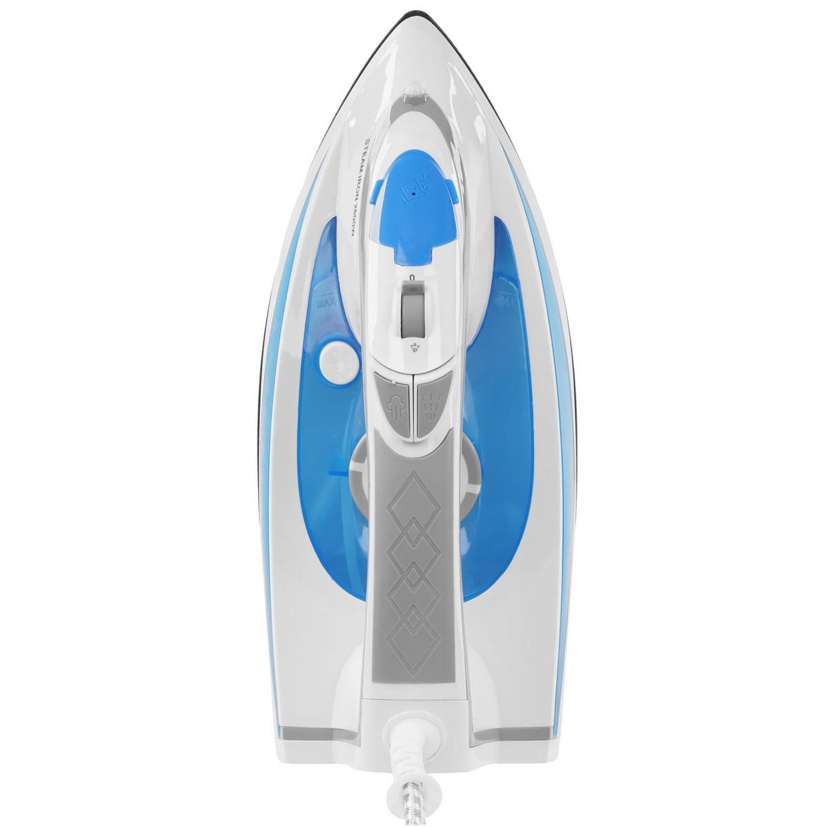 Изображение Утюг Добрыня DO-3122 (2600 Вт/белый, голубой)