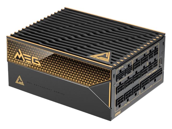 Изображение Блок питания MSI MEG Ai1600T PCIE5 (306-7ZPEX11-CE0) (1600 Вт )