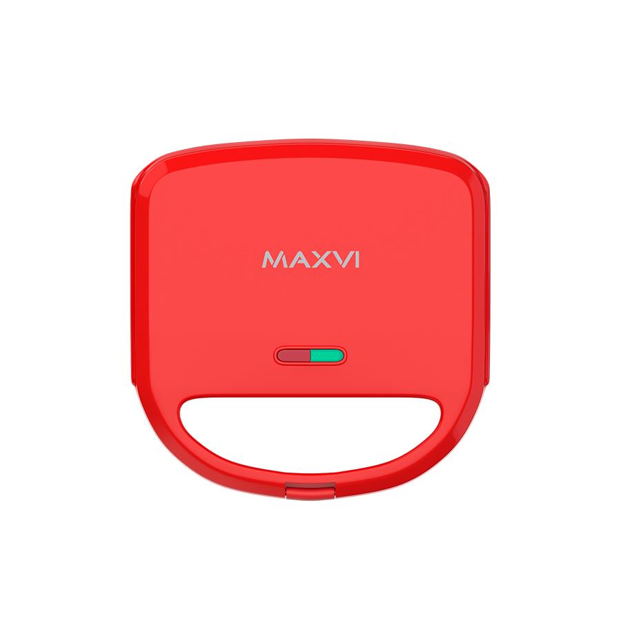 Изображение Сэндвичница MAXVI SM752P red (750 Вт /4 порции/красный)