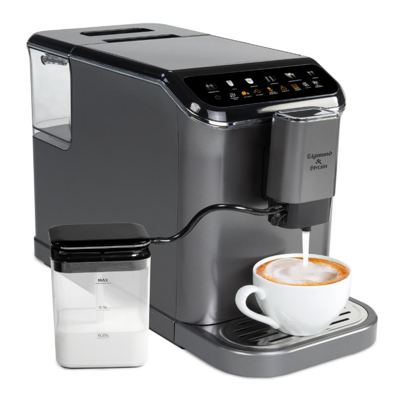 Изображение Кофемашина Zigmund & Shtain ZACM-2000 (1350 Вт /20 бар/серый металлик)