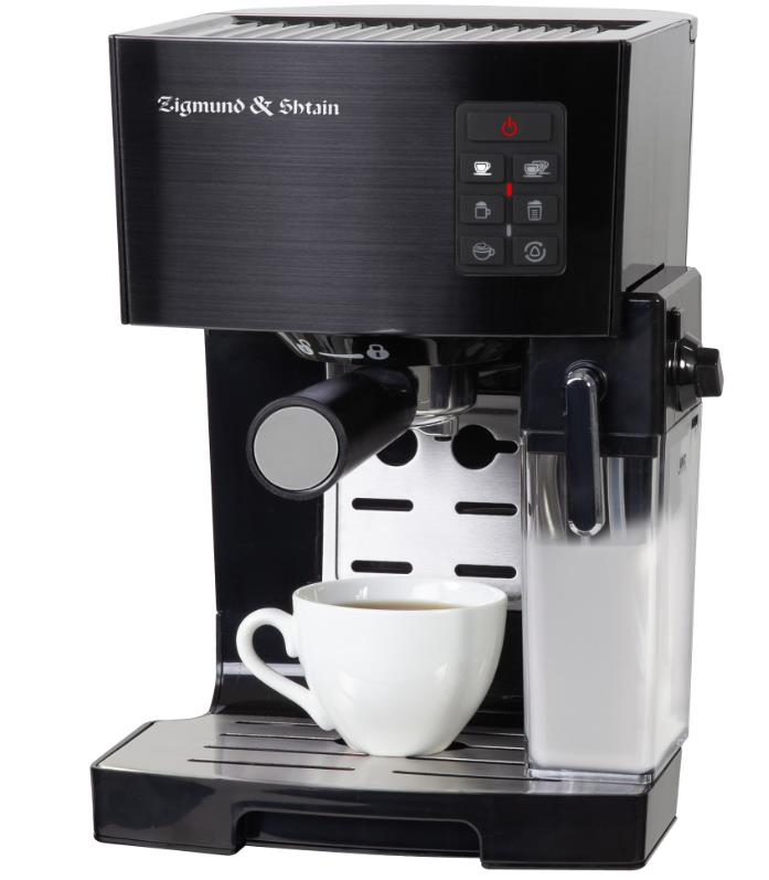 Изображение Кофеварка Zigmund & Shtain Al Caffe ZCM-889 (рожковая//1500 Вт )