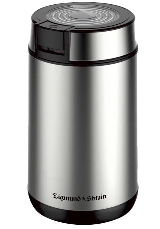 Изображение Кофемолка Zigmund & Shtain Al Caffe ZCG-01 (50 г/250 Вт /стальной)