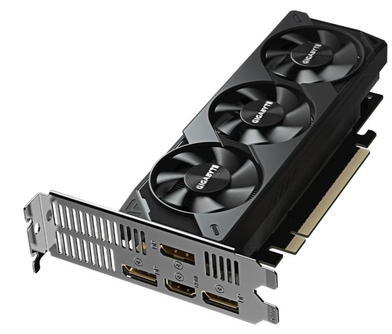 Изображение Видеокарта GIGABYTE NVIDIA GeForce RTX 5060 Low Profile OC 8Gb 8 Гб (GeForce RTX 5060, GDDR7)/(GV-N5060OC-8GL 1.0)