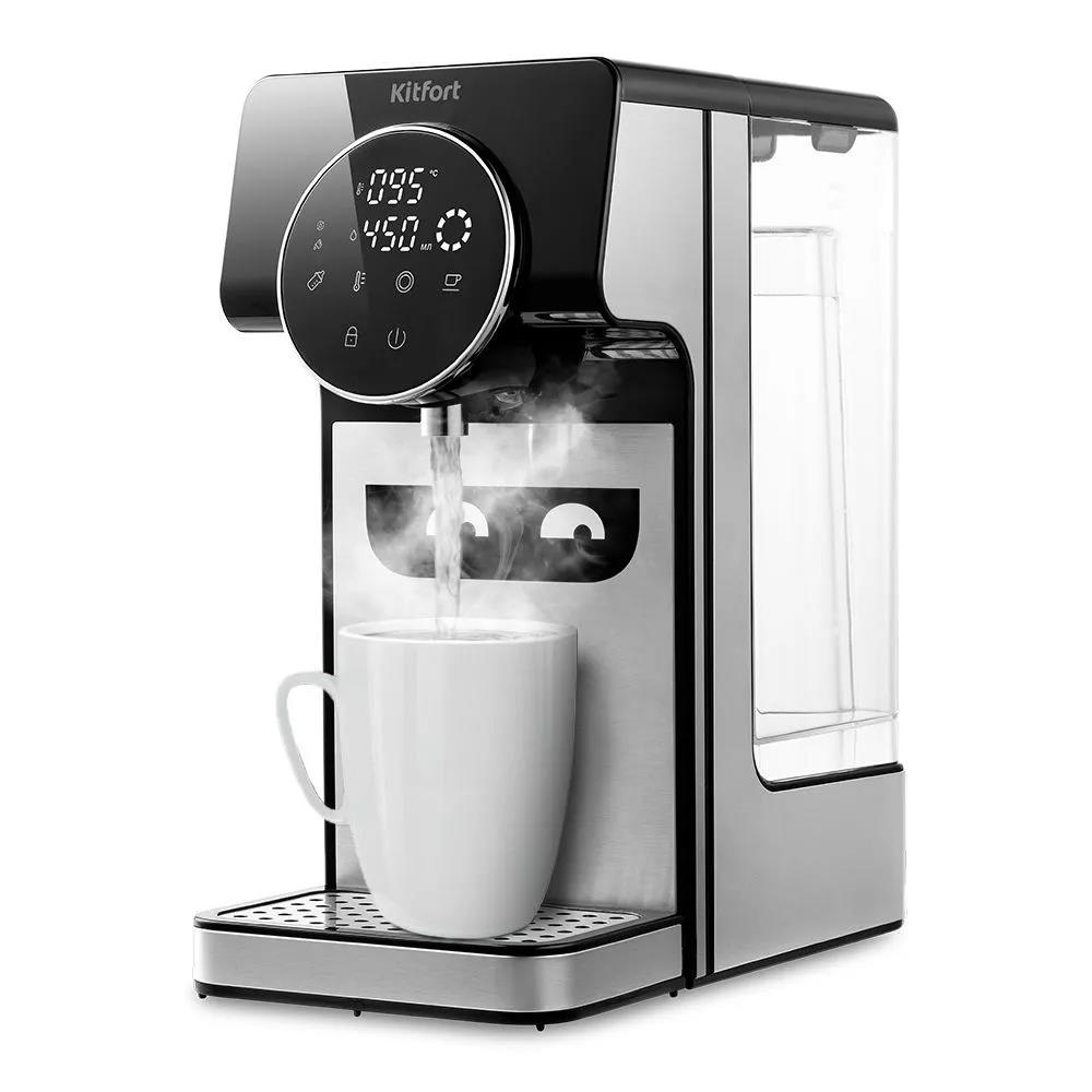 Изображение Термопот Kitfort КТ-2510 (2,7 л /2600 Вт /черный, серебристый)