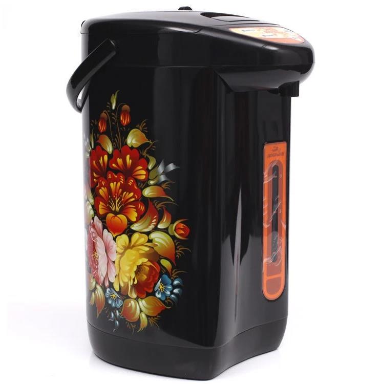 Изображение Термопот Добрыня DO-487 Хохлома (4,5 л /750 Вт /черный)