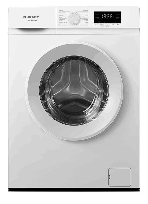 Изображение Стиральная машина Kraft KF-MBDS7108W, белый (фронтальная, 7 кг, 1000 об/мин )