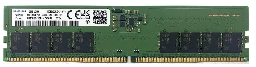 Изображение Оперативная память 16 GB DDR5 Samsung M323R2GA3EB0-CWM (44800 Мб/с, 5600 МГц, CL46)
