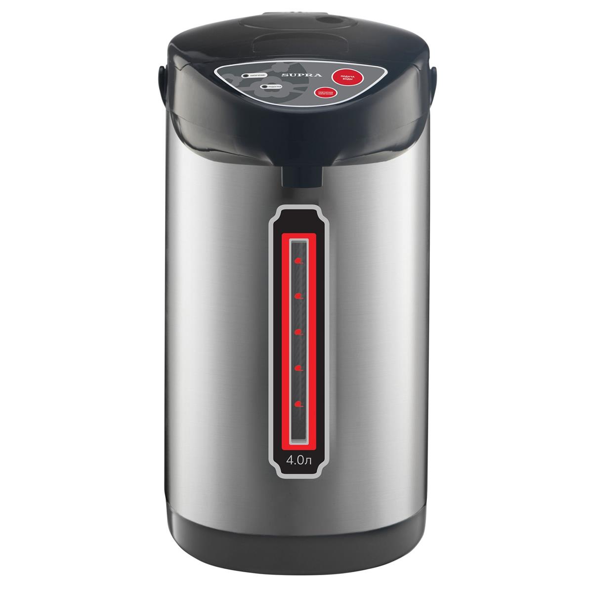 Изображение Термопот Supra TPS-4003 (4 л /850 Вт /серебристый)