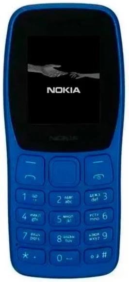 Изображение Мобильный телефон Nokia 105 DS EAC2+ (TA-1416),синий