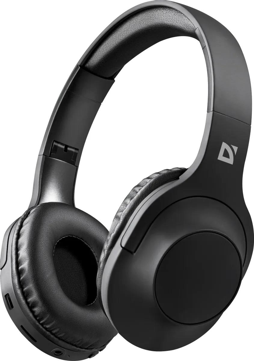 Изображение Bluetooth-гарнитура/наушники Defender FreeMotion B445, Bluetooth (черный)