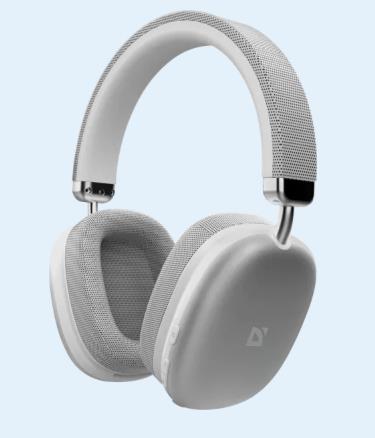 Изображение Bluetooth-гарнитура/наушники Defender FreeMotion B500  (серебристый)