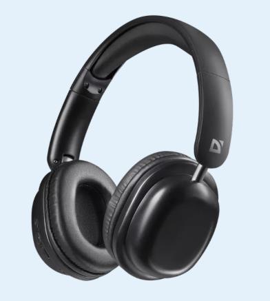 Изображение Bluetooth-гарнитура/наушники Defender FreeMotion B640 (черный)