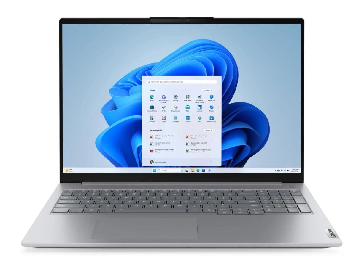 Изображение Ноутбук Lenovo ThinkBook 16 G8 IRL (Intel 210H 2200 МГц/ SSD 512 ГБ  /RAM 32 ГБ/ 16" 1920x1200/VGA встроенная/ Без ОС) (21SH00JNGQ)