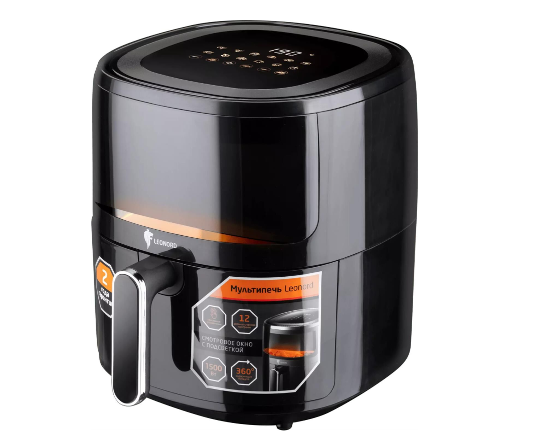 Изображение Аэрогриль Leonord LE-1708 (1500 Вт /4,8 л )