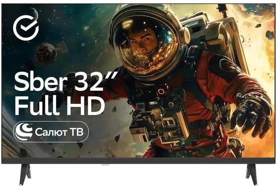 Изображение Телевизор Sber SDX-32F3112 32" 1080p Full HD Smart TV черный