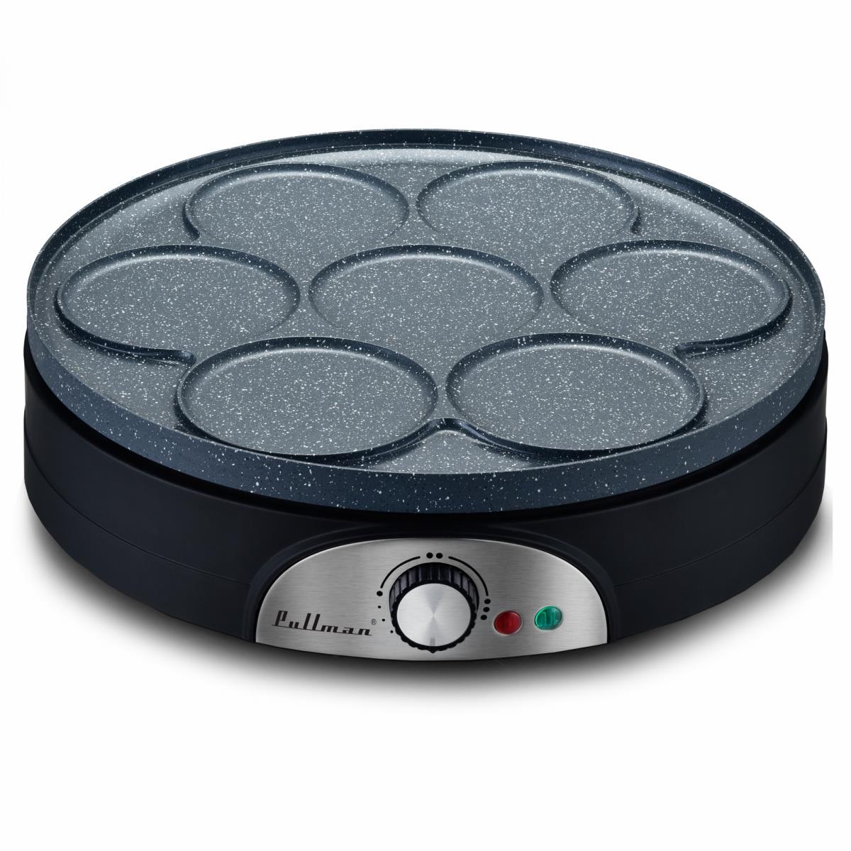 Изображение Блинница Pullman PL-1161 с двухсторонней панелью 2 в 1  1500 Вт , черный