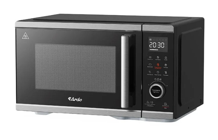 Изображение Микроволновая печь Ardo MEA27-EAFB2 (900 Вт  27 л  Гриль Конвекция черный, серебристый)