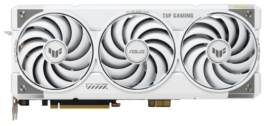 Изображение Видеокарта Asus NVIDIA GeForce RTX 5070 Ti TUF Gaming BTF White OC 16Gb 16 Гб (GeForce RTX 5070 Ti, GDDR7)/(90YV0N60-M0NA00)